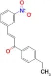 (2E)-1-(4-ethylphenyl)-3-(3-nitrophenyl)prop-2-en-1-one