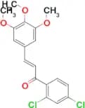 (2E)-1-(2,4-dichlorophenyl)-3-(3,4,5-trimethoxyphenyl)prop-2-en-1-one