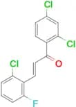 (2E)-3-(2-chloro-6-fluorophenyl)-1-(2,4-dichlorophenyl)prop-2-en-1-one