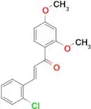 (2E)-3-(2-chlorophenyl)-1-(2,4-dimethoxyphenyl)prop-2-en-1-one