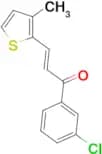 (2E)-1-(3-chlorophenyl)-3-(3-methylthiophen-2-yl)prop-2-en-1-one