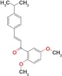 (2E)-1-(2,5-dimethoxyphenyl)-3-[4-(propan-2-yl)phenyl]prop-2-en-1-one