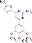 4-(5-methylfuran-2-yl)-6-(3,4,5-trimethoxyphenyl)pyrimidin-2-amine