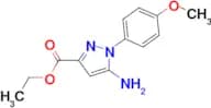 Ethyl 5-amino-1-(4-methoxyphenyl)-1H-pyrazole-3-carboxylate