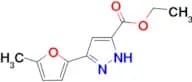 Ethyl 5-(5-methylfuran-2-yl)-1H-pyrazole-3-carboxylate