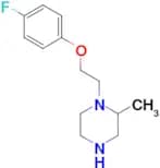 1-[2-(4-fluorophenoxy)ethyl]-2-methylpiperazine