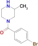 1-(4-bromobenzoyl)-3-methylpiperazine