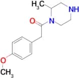 2-(4-methoxyphenyl)-1-(2-methylpiperazin-1-yl)ethan-1-one