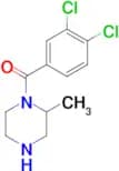 1-(3,4-dichlorobenzoyl)-2-methylpiperazine