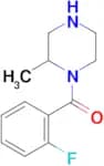 1-(2-fluorobenzoyl)-2-methylpiperazine