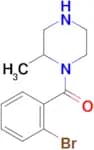 1-(2-bromobenzoyl)-2-methylpiperazine