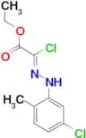 Ethyl (2Z)-2-chloro-2-[2-(5-chloro-2-methylphenyl)hydrazin-1-ylidene]acetate