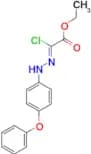 Ethyl (2Z)-2-chloro-2-[2-(4-phenoxyphenyl)hydrazin-1-ylidene]acetate