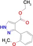 Ethyl 5-(2-methoxyphenyl)-1H-pyrazole-4-carboxylate