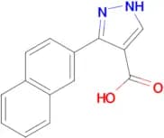 5-(naphthalen-2-yl)-1H-pyrazole-4-carboxylic acid