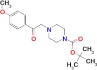 Tert-butyl 4-[2-(4-methoxyphenyl)-2-oxoethyl]piperazine-1-carboxylate