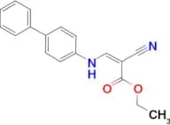 Ethyl (2Z)-3-({[1,1'-biphenyl]-4-yl}amino)-2-cyanoprop-2-enoate