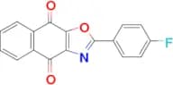 2-(4-FLUOROPHENYL)NAPHTHO[2,3-D]OXAZOLE-4,9-DIONE