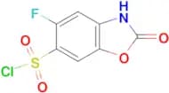 5-FLUORO-2-OXO-2,3-DIHYDROBENZO[D]OXAZOLE-6-SULFONYL CHLORIDE