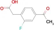 2-(4-ACETYL-2-FLUOROPHENYL)ACETIC ACID