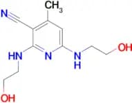 2,6-BIS[(2-HYDROXYETHYL)AMINO]-4-METHYLNICOTINONITRILE