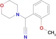 2-(2-METHOXYPHENYL)-2-(MORPHOLIN-4-YL)ACETONITRILE