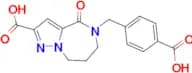 5-(4-CARBOXYBENZYL)-4-OXO-5,6,7,8-TETRAHYDRO-4H-PYRAZOLO[1,5-A][1,4]DIAZEPINE-2-CARBOXYLIC ACID