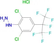(2,6-DICHLORO-4-(PERFLUOROPROPAN-2-YL)PHENYL)HYDRAZINE HCL