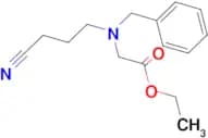 N-BENZYL-N-(3-CYANOPROPYL)-GLYCINE ETHYL ESTER