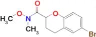 6-BROMO-N-METHOXY-N-METHYLCHROMAN-2-CARBOXAMIDE
