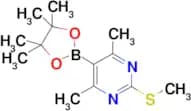 4,6-DIMETHYL-2-(METHYLTHIO)-5-(4,4,5,5-TETRAMETHYL-1,3,2-DIOXABOROLAN-2-YL)PYRIMIDINE