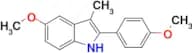 2-(4-METHOXYPHENYL)-3-METHYL-5-METHOXYINDOLE