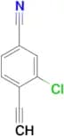 BENZONITRILE, 3-CHLORO-4-ETHYNYL-