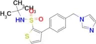 3-(4-((1H-IMIDAZOL-1-YL)METHYL)PHENYL)-N-(TERT-BUTYL)THIOPHENE-2-SULFONAMIDE