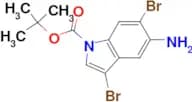 TERT-BUTYL 5-AMINO-3,6-DIBROMO-1H-INDOLE-1-CARBOXYLATE