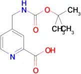 4-[(TERT-BUTOXYCARBONYLAMINO)METHYL]PYRIDINE-2-CARBOXYLIC ACID