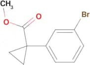 METHYL 1-(3-BROMOPHENYL)CYCLOPROPANE-1-CARBOXYLATE