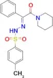 (E)-4-METHYL-N'-(2-OXO-1-PHENYL-2-(PIPERIDIN-1-YL)ETHYLIDENE)BENZENESULFONOHYDRAZIDE