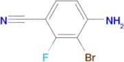 4-AMINO-3-BROMO-2-FLUOROBENZONITRILE