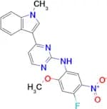 N-(4-Fluoro-2-methoxy-5-nitrophenyl)-4-(1-methyl-1H-indol-3-yl)pyrimidin-2-amine