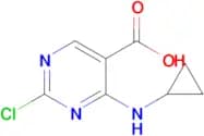 2-Chloro-4-(cyclopropylamino)pyrimidine-5-carboxylic acid