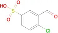 4-Chloro-3-formylbenzenesulfonic acid