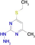 4-(ethylsulfanyl)-2-hydrazinyl-6-methylpyrimidine