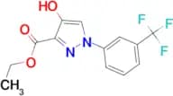 Ethyl 4-hydroxy-1-(3-(trifluoromethyl)phenyl)-1H-pyrazole-3-carboxylate