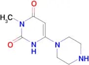 3-methyl-6-(piperazin-1-yl)pyrimidine-2,4(1H,3H)-dione
