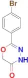 2-(4-bromophenyl)-5,6-dihydro-4H-1,3,4-oxadiazin-5-one
