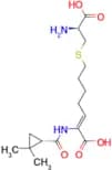 (Z)-7-[(2S)-2-AMINO-3-HYDROXY-3-OXOPROPYL]SULFANYL-2-[[(1S)-2,2-DIMETHYLCYCLOPROPANECARBONYL]AMINO…