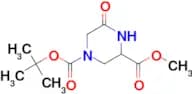 1-tert-Butyl 3-methyl 5-oxopiperazine-1,3-dicarboxylate