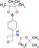 Tert-Butyl (3-(4-(4,4,5,5-tetramethyl-1,3,2-dioxaborolan-2-yl)phenyl)oxetan-3-yl)carbamate