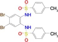 N-(4,5-DIBROMO-2-([(4-METHYLPHENYL)SULFONYL]AMINO)PHENYL)-4-METHYLBENZENESULFONAMIDE